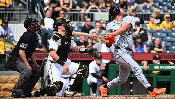 Tigers erupt against Pirates closer Bednar to rally for 5-3 victory
