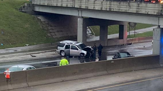 1 dead after speed leads to 2 crashes on I-75 near 8 Mile