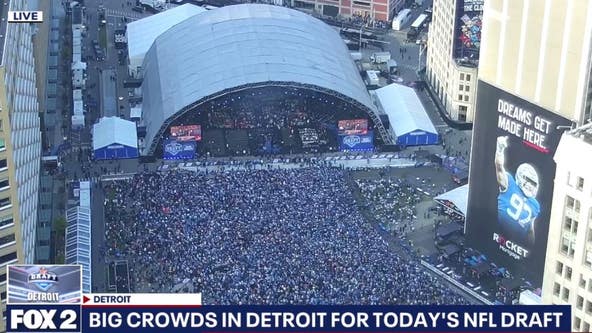 Detroit NFL Draft General Admission entry paused after reaching capacity