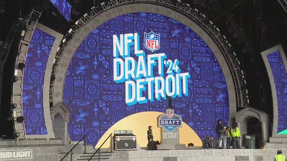 NFL putting finishing touches on 2024 draft stage in Detroit