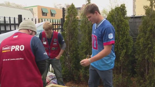 NFL, Lowe's help give back to veterans with Volunteers of America on eve of Detroit Draft