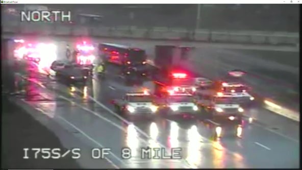 SB I-75 closed at 8 Mile due to fatal crash