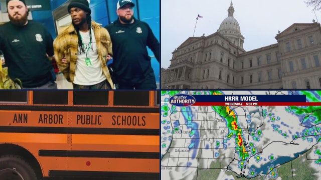 Shooting suspect caught at airport • Democrats regain control of MI government • $25M Ann Arbor school deficit