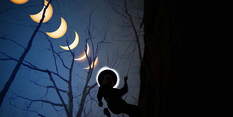 Behind the Lens: Rock climbing and photographing the eclipse during totality