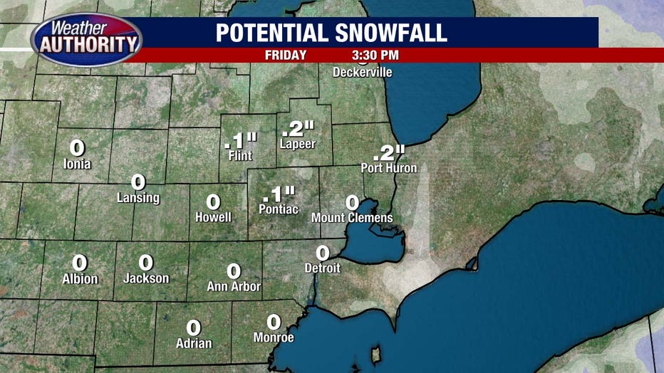 Metro Detroit Weather: Some Rain Showers Today, Chance For Snowflakes ...