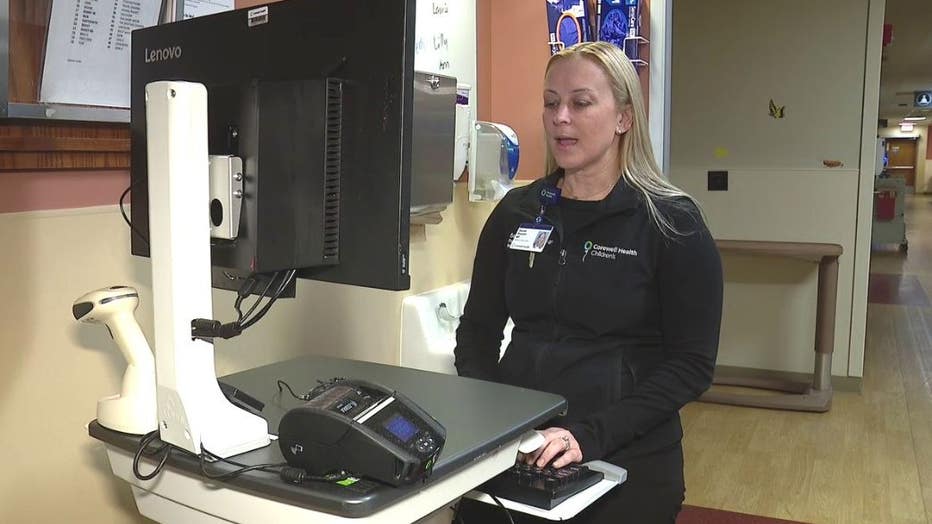 Sarah Rauner, pediatric chief nurse Corewell.