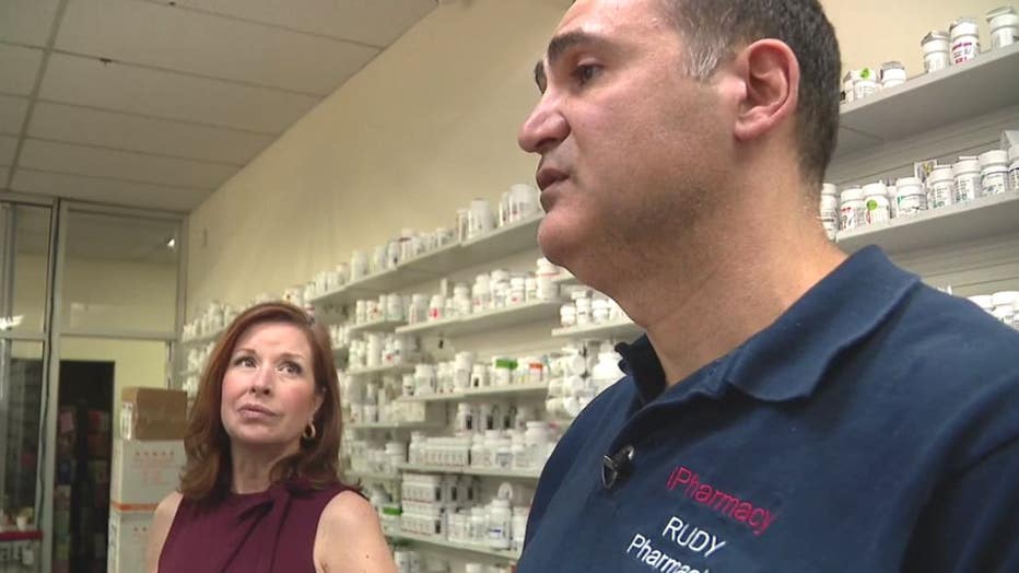 Rudy Najm, right, of I Pharmacy in Livonia.