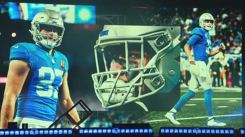 Lions 2024 redesigned uniforms released including new look blue helmet FOX 2 Detroit