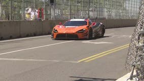 Detroit Grand Prix roars through downtown on day one