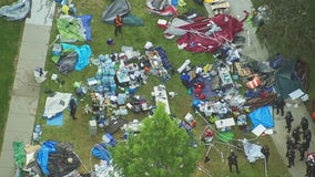 Police dismantle pro-Palestinian encampment at Wayne State University; protesters arrested