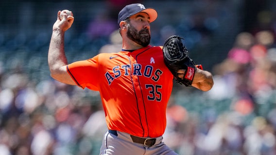 Justin Verlander dominates former team as Houston Astros rout Detroit Tigers 9-3