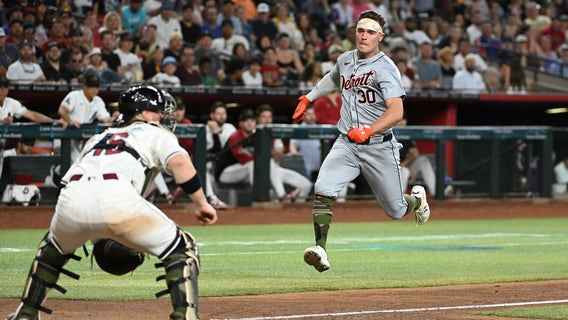 D-backs scratch across two late runs to beat Tigers 6-4, avoid three-game sweep