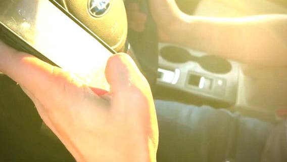 Texting driver runs red light, hits MSP trooper in Downtown Detroit