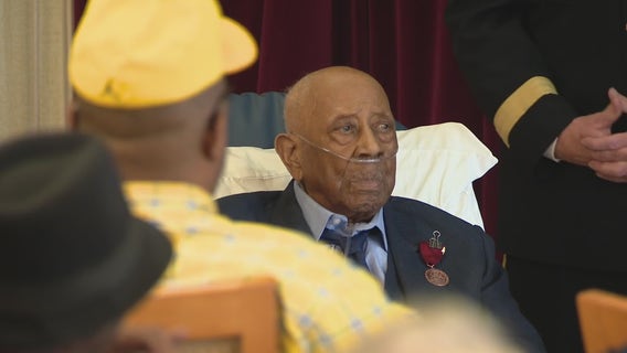 WWII vet celebrates 105th birthday in Bloomfield Hills