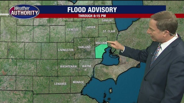 Flood advisory in Macomb County after severe weather