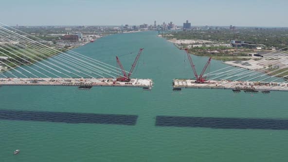 Gordie Howe bridge 85 feet short from being connected as 2025 finish line comes into focus