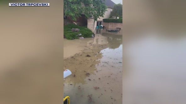 Flooding leaves basement, backyard damaged in Macomb Township