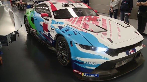 FOX 2 previews Ford's Mustang GT3 Race Car ahead of Grand Prix