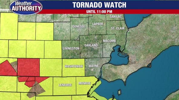 Severe weather: Tornado watches for Monroe, Washtenaw counties, west side of state hit hard