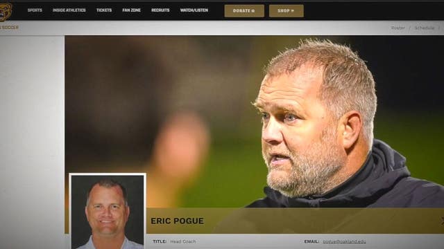 Oakland soccer coach says school fired him after he spoke about depression with team