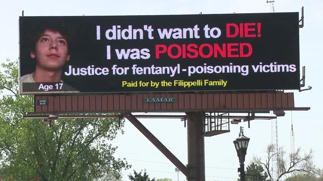 Family puts up billboard for son killed by fentanyl poisoning along M-59