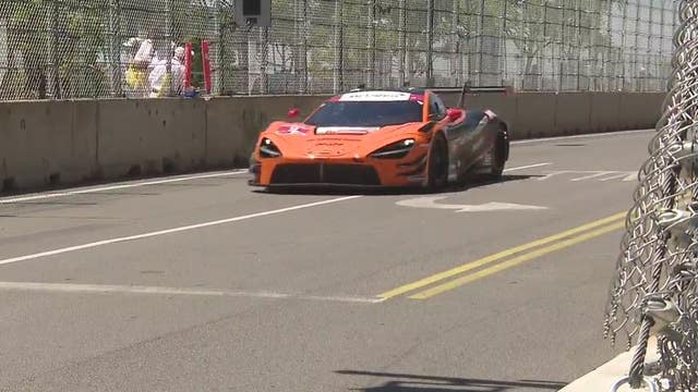 Detroit Grand Prix roars through downtown on day one