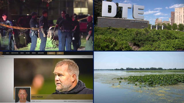 Manhunt after 4 shot at Detroit park • Ex-employee sues DTE • OU coach says he was fired for depression