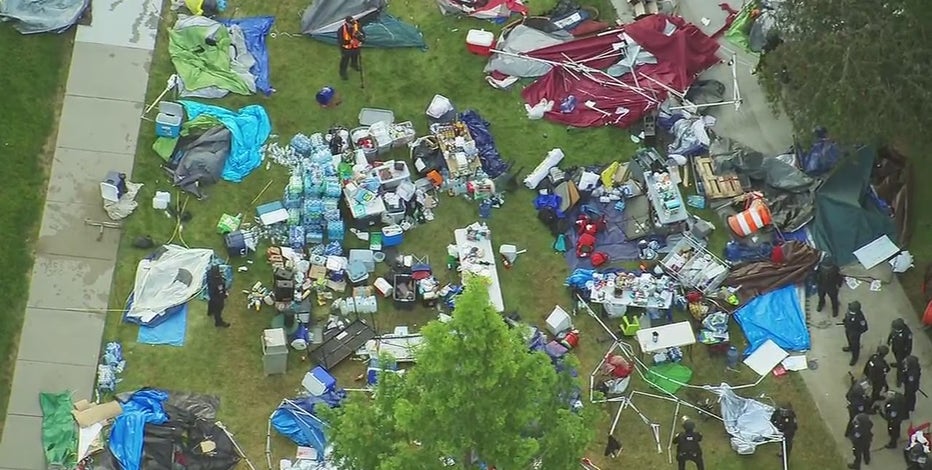Police dismantle pro-Palestinian encampment at Wayne State University