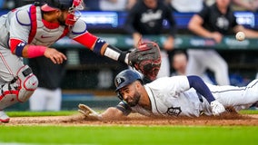 Lane Thomas’ 10th-inning sacrifice fly lifts the Nationals over the Tigers 5-4