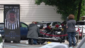 Motorcycle of murdered Oakland County deputy displayed in Rochester