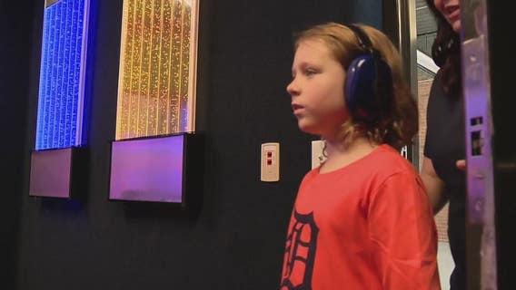 Comerica Park's Sensory Room offers quiet, interactive escape for those who need it