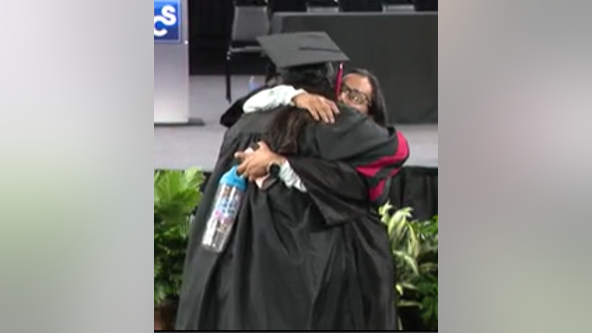 Mother, daughter earn high school diplomas at same ceremony
