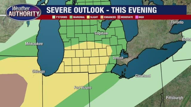 Better weather expected Friday after scattered storms hit Southeast Michigan