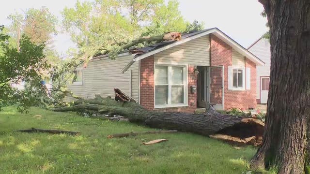 Latest strong storm round leave trail of damage in Metro Detroit