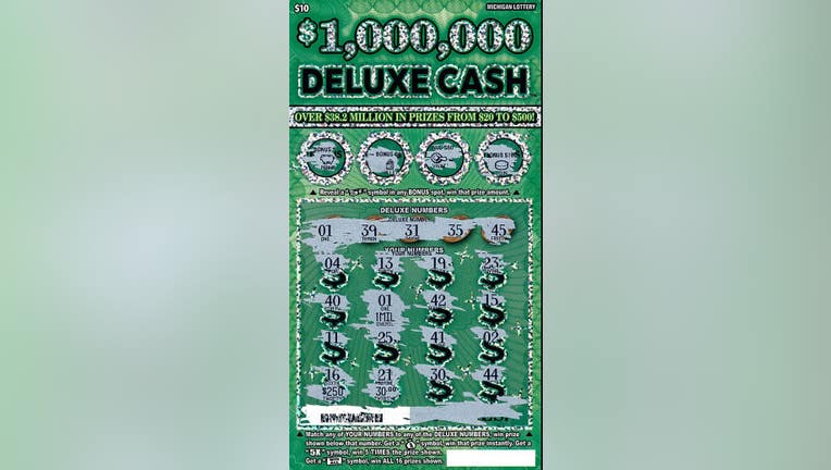 The $1 million lottery-winning ticket