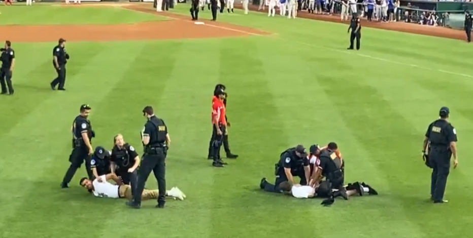 Congressional Baseball Game descends into chaos after protesters storm field