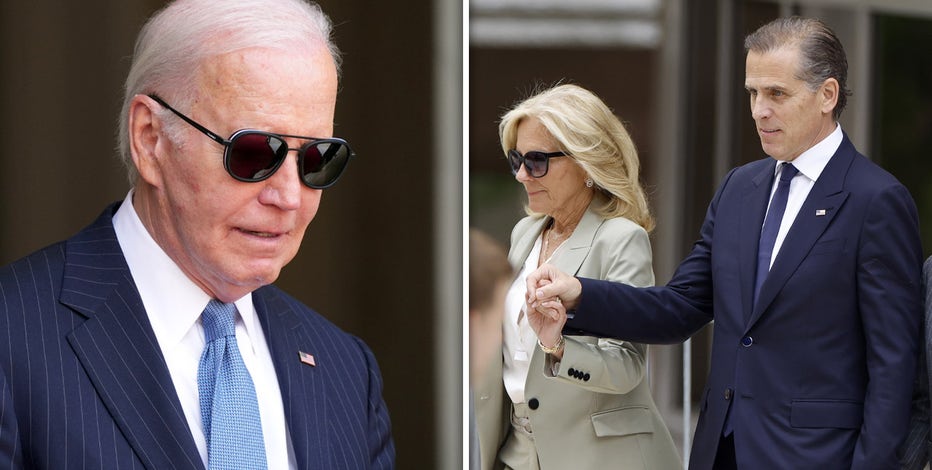 Biden reacts to son Hunter's guilty verdict in gun trial