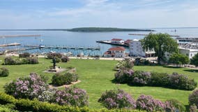 Mackinac Island's car-less road gets a speed limit