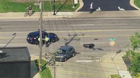 Motorcyclist killed after crashing into vehicle in Ann Arbor
