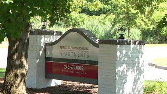 One shot at Farmington Hills apartment complex