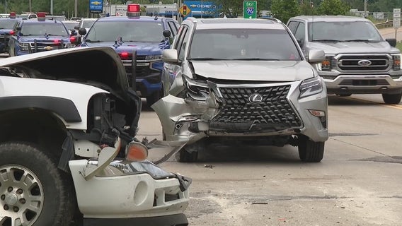 Man leads police on several pursuits, crashes into another vehicle in Howell