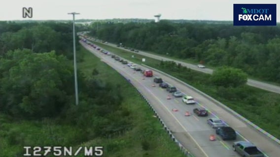 Vehicle fire cleared, EB I-696 lanes after I-275 reopen in Oakland County