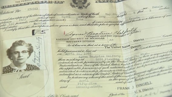 70-year-old passport found in wall of Detroit home presented to relatives