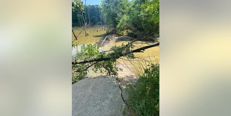 Section of Clinton River Trail washed away in Rochester after storms flood parts of city