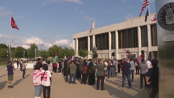 'Hands off the Middle East': Metro Detroit Arab Americans rally amid fears of all-out war