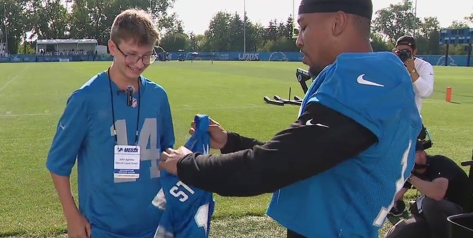 Grosse Pointe teen honored by Detroit Lions for saving woman who drove into water