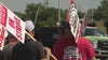 Marathon refinery strikers decry 'scab' workers amid protest over better contract