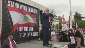 Hundreds rally for Lebanon at Dearborn protest calling for ceasefire