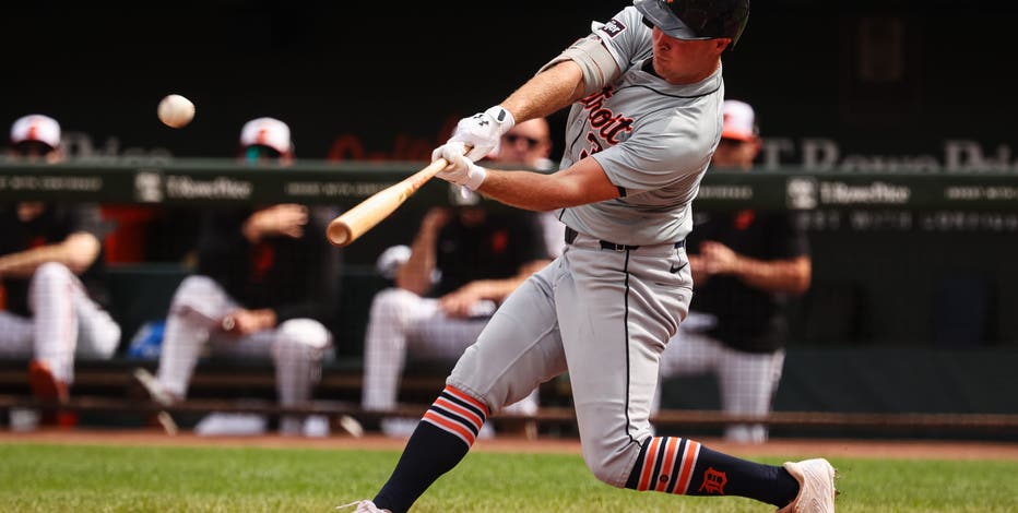 Tigers gain ground in AL wild card race as Carpenter, Meadows key 4-3 win over Orioles