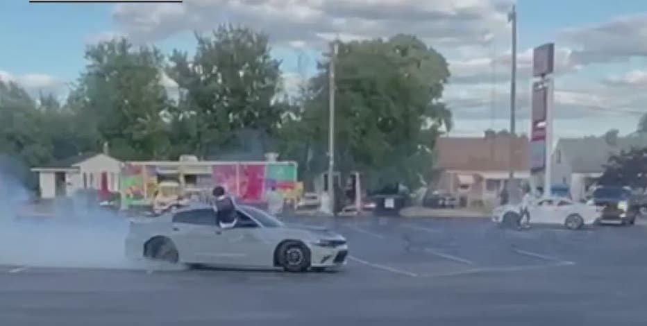 Wedding guest's car impounded for burnouts by police in Dearborn Heights